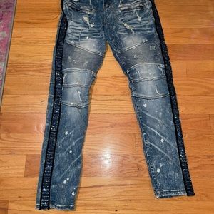 Decibel Moto Style Jeans “Blue Gems”